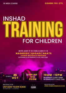 Inshad Training for Children