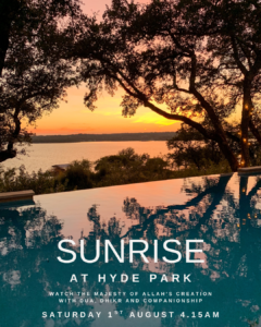 Sunrise at Hyde Park
