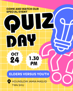 Quiz Day - Elderly Versus the Youth!