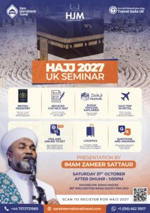 HAJJ 2027 – UK INFORMATION SEMINAR